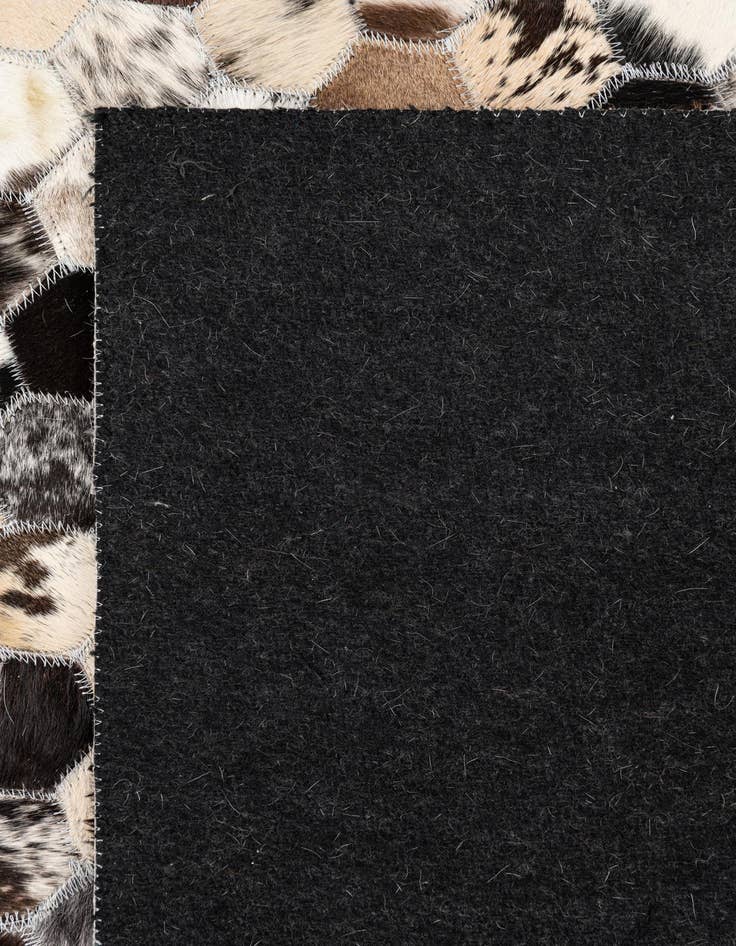 Detail image of  5' x 8' Cowhide Leather Rug