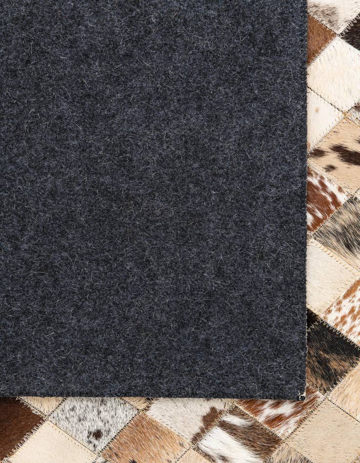 Detail image of  5' x 8' Cowhide Leather Rug