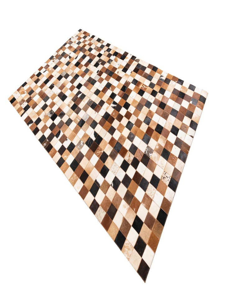 Detail image of  5' x 8' Cowhide Leather Rug