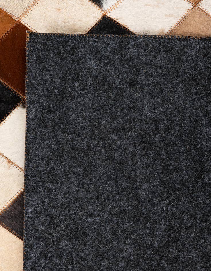 Detail image of  5' x 8' Cowhide Leather Rug