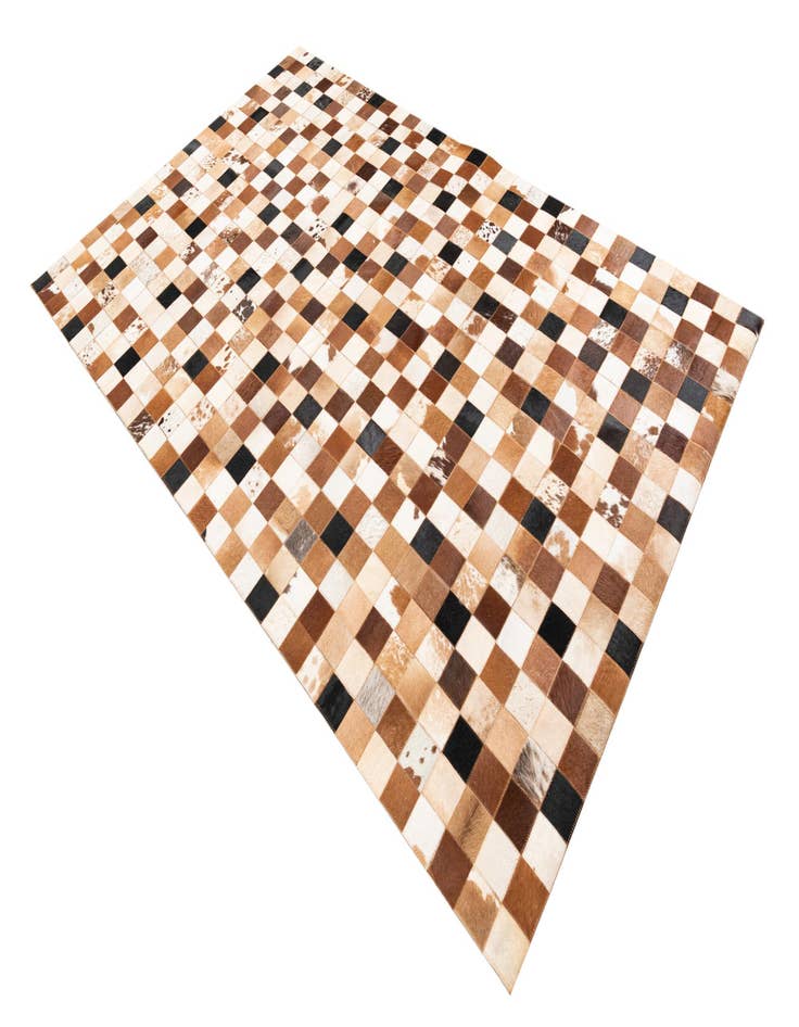 Detail image of  5' x 8' Cowhide Leather Rug