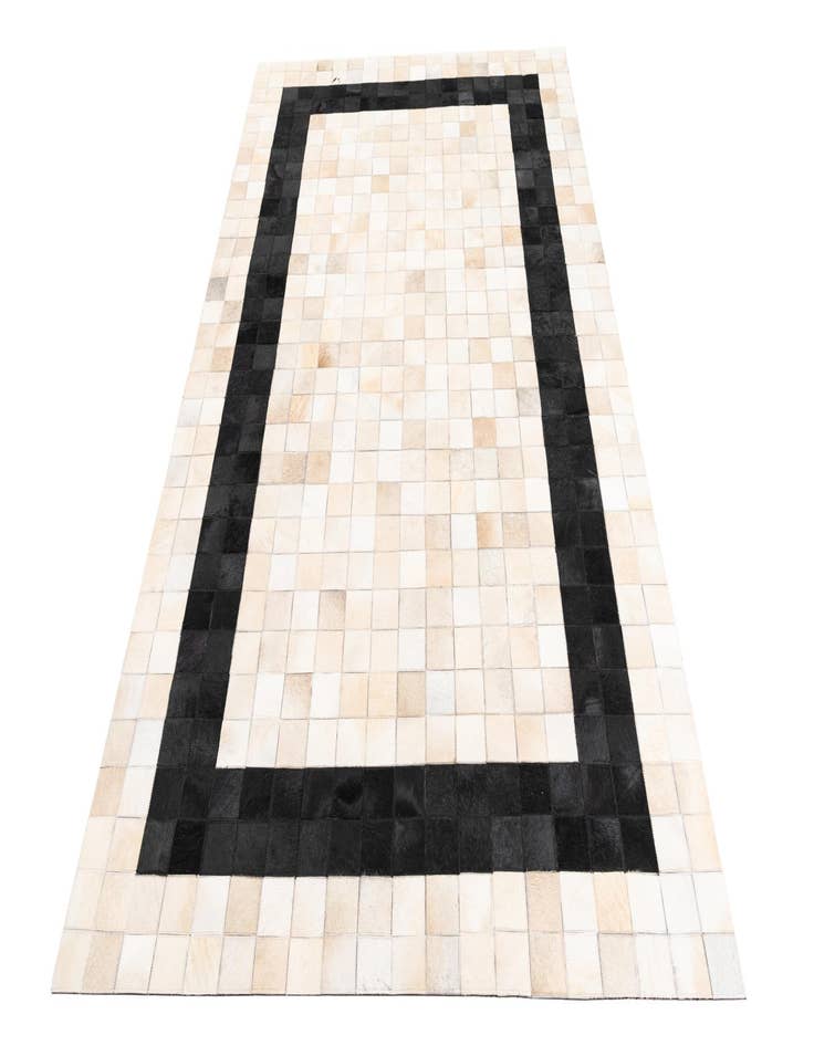 Detail image of  5' x 8' Cowhide Leather Rug