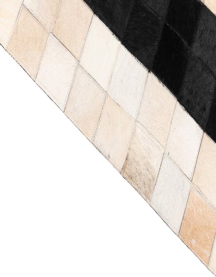 Detail image of  5' x 8' Cowhide Leather Rug