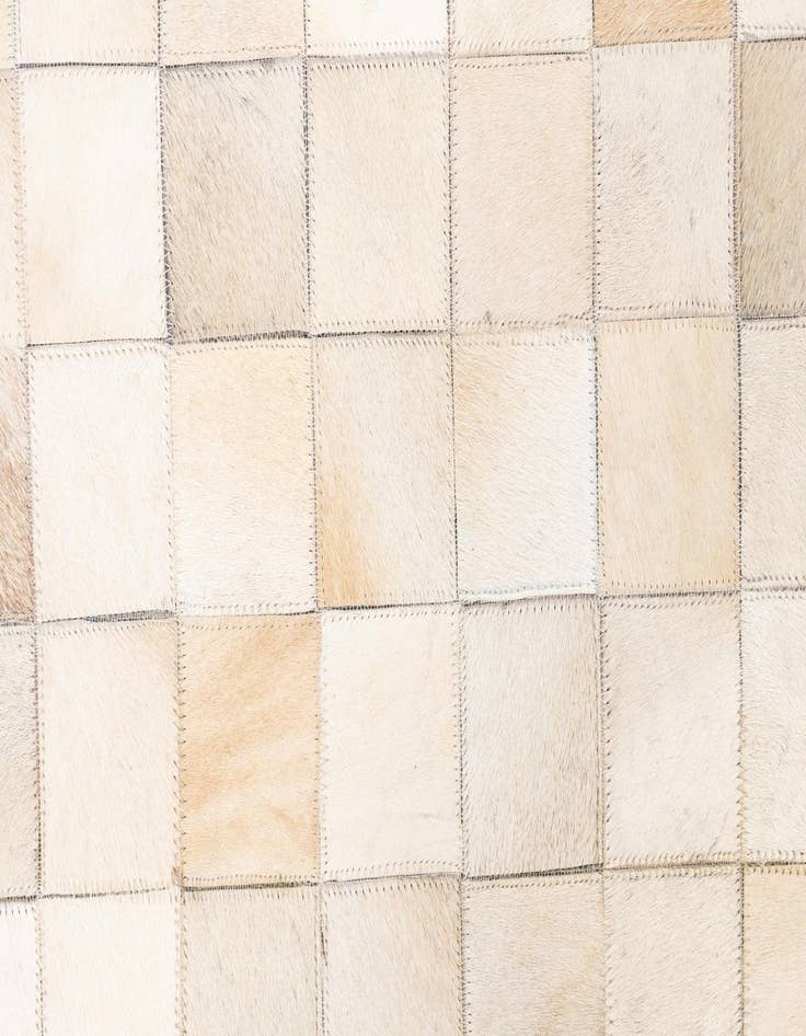 Detail image of  5' x 8' Cowhide Leather Rug