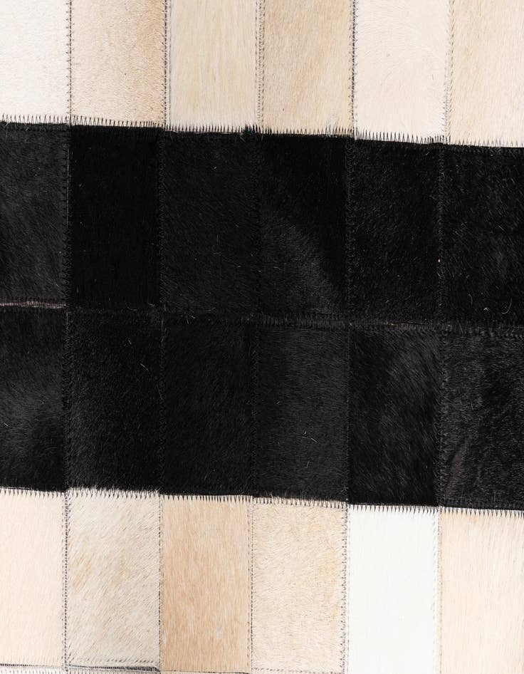 Detail image of  5' x 8' Cowhide Leather Rug