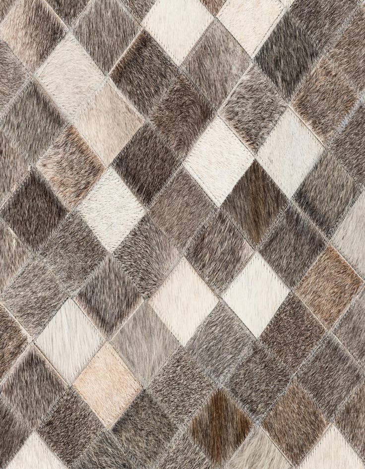 Detail image of  5' x 8' Cowhide Leather Rug
