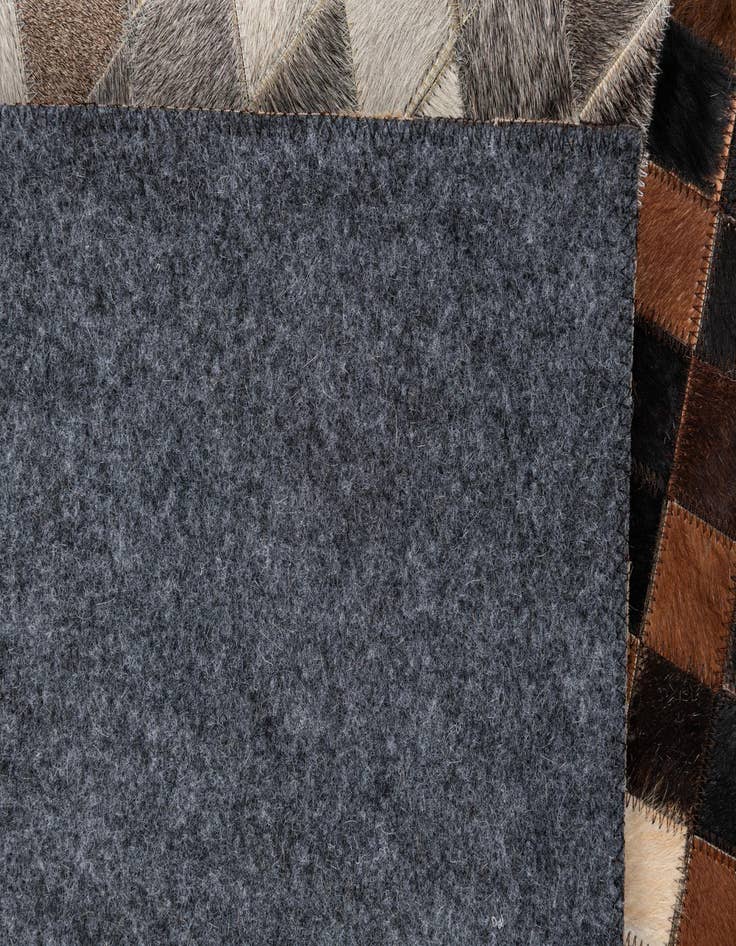 Detail image of  5' x 8' Cowhide Leather Rug