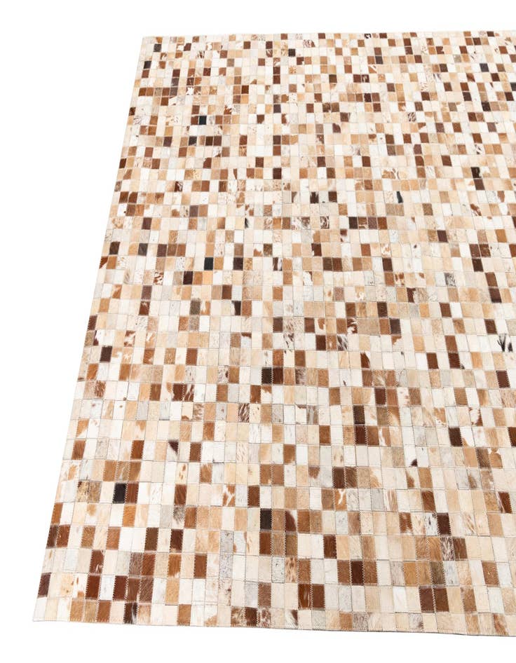 Detail image of  5' x 8' 1 Cowhide Leather Rug