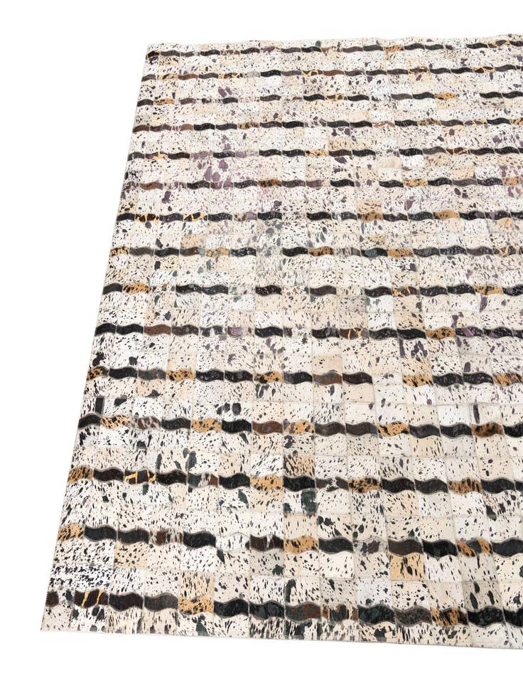 Detail image of  5' x 8' Cowhide Leather Rug