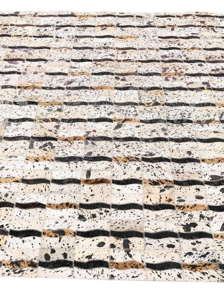 Detail image of  5' x 8' Cowhide Leather Rug