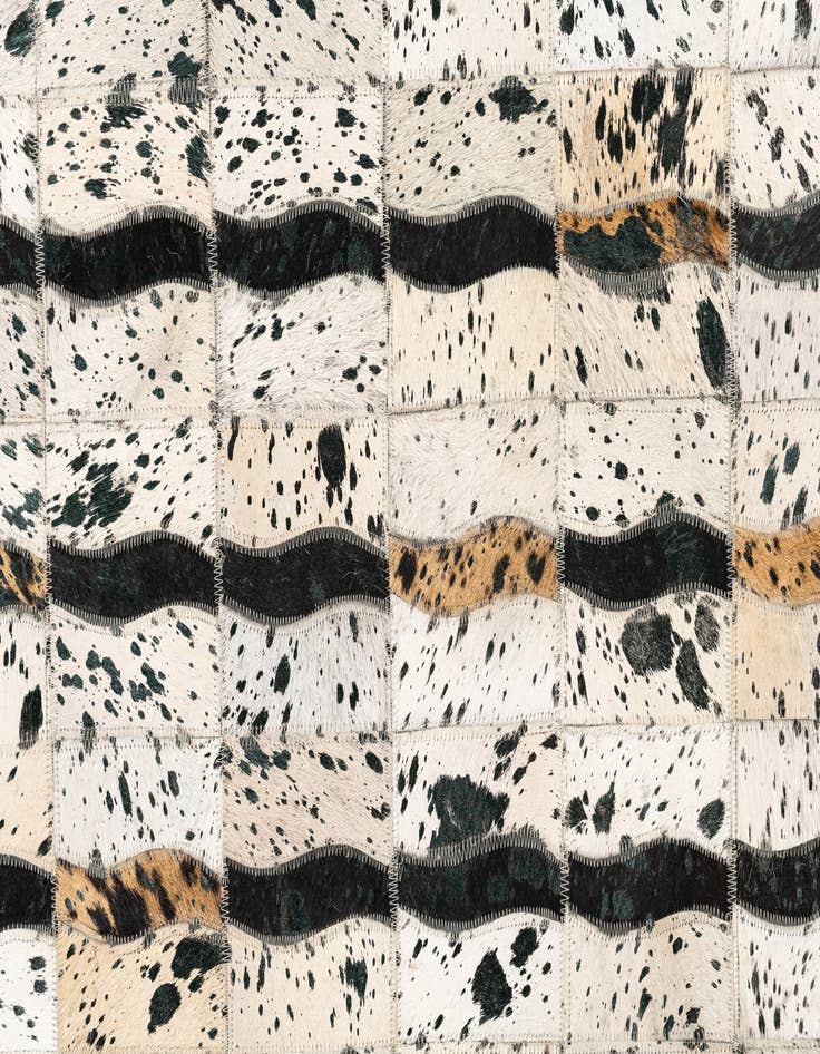Detail image of  5' x 8' Cowhide Leather Rug