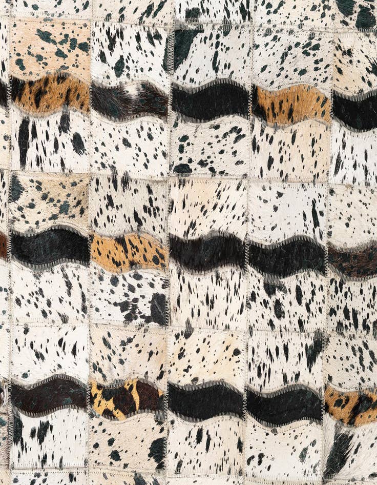 Detail image of  5' x 8' Cowhide Leather Rug