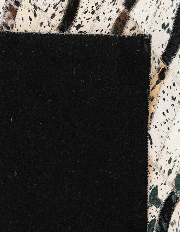 Detail image of  5' x 8' Cowhide Leather Rug