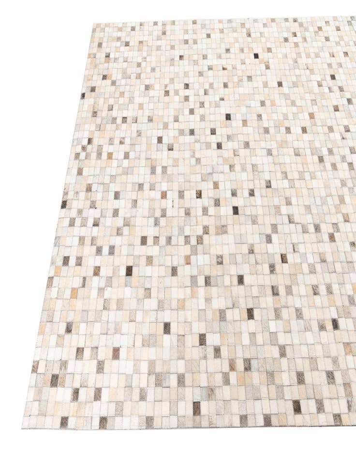 Detail image of  5' 1 x 8' Cowhide Leather Rug