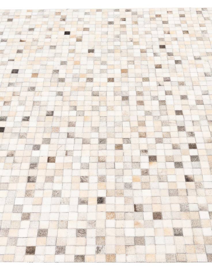 Detail image of  5' 1 x 8' Cowhide Leather Rug