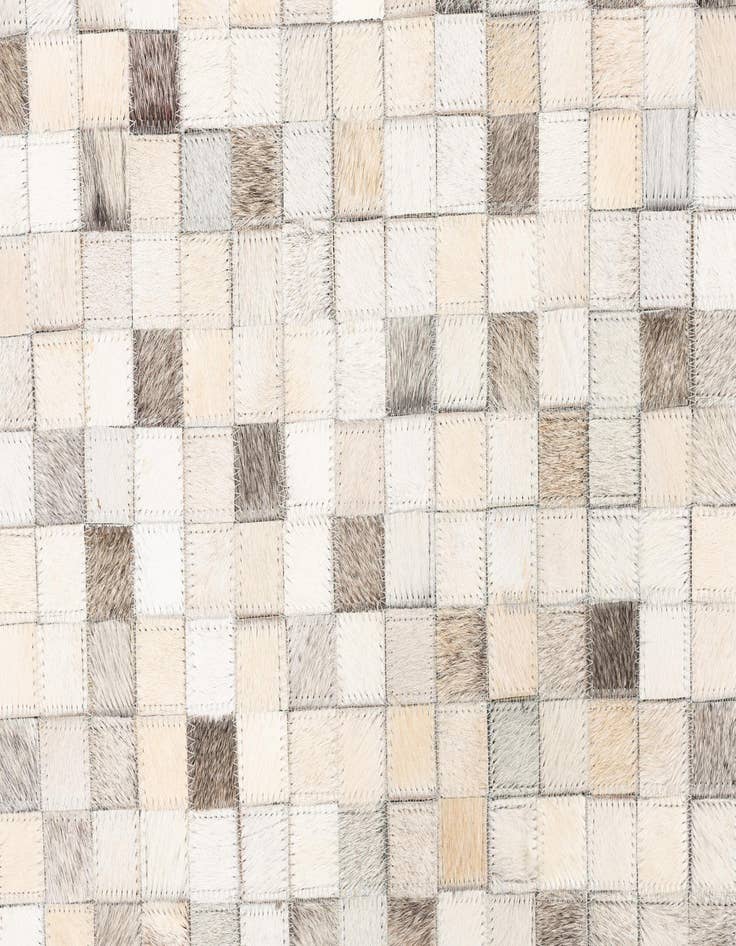 Detail image of  5' 1 x 8' Cowhide Leather Rug