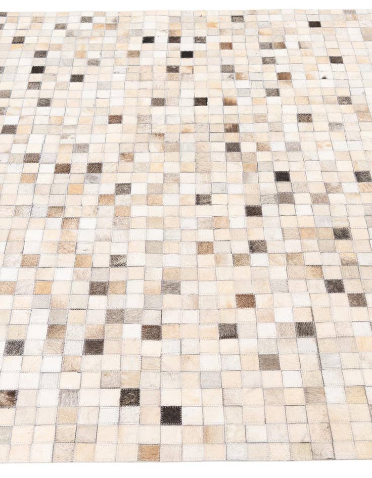 Detail image of  5' x 8' Cowhide Leather Rug