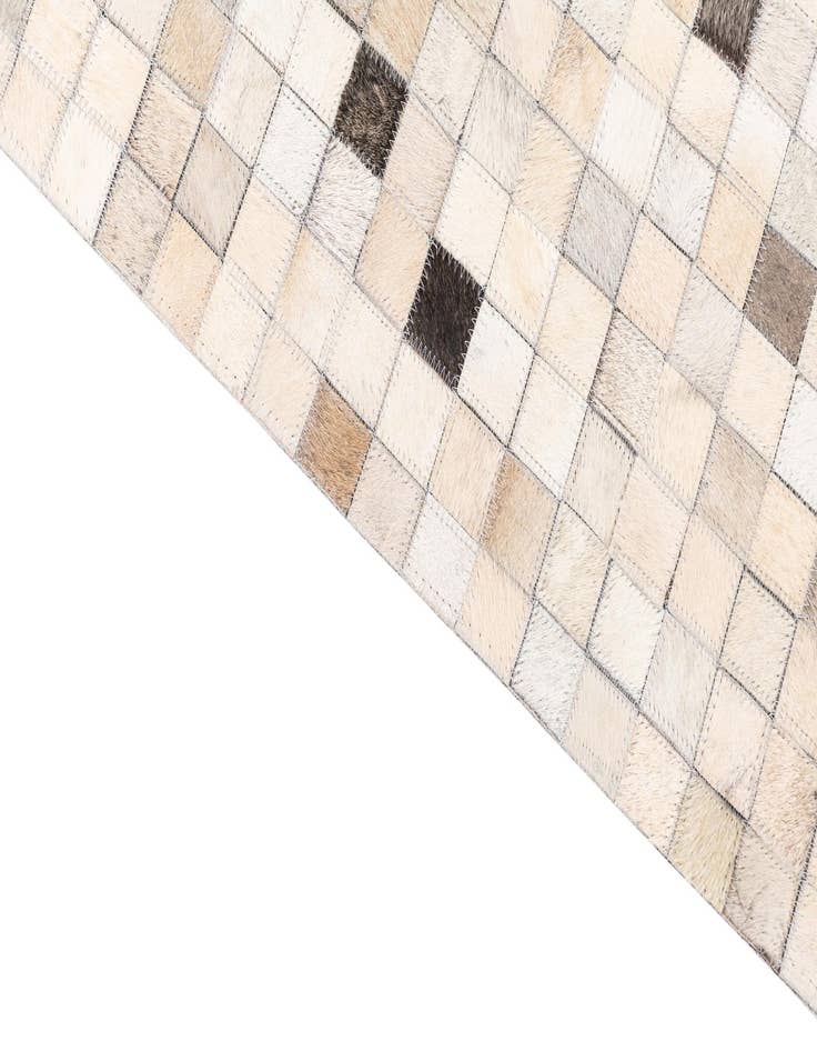 Detail image of  5' x 8' Cowhide Leather Rug