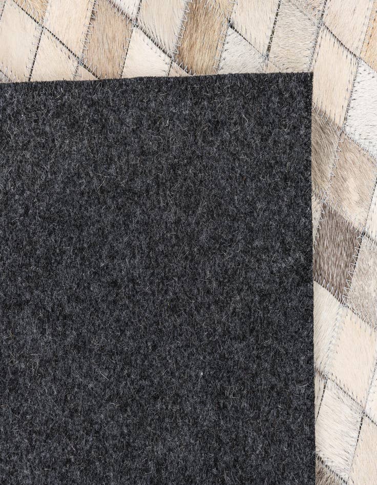 Detail image of  5' x 8' Cowhide Leather Rug