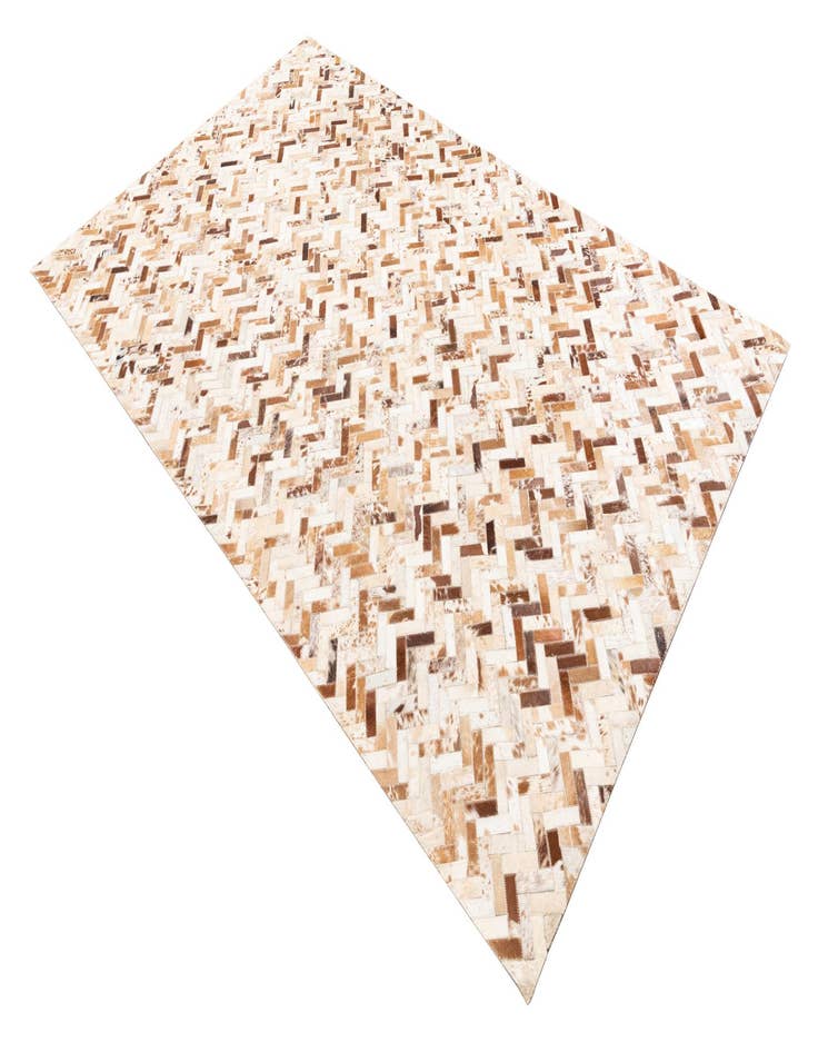 Detail image of  5' x 8' 1 Cowhide Leather Rug