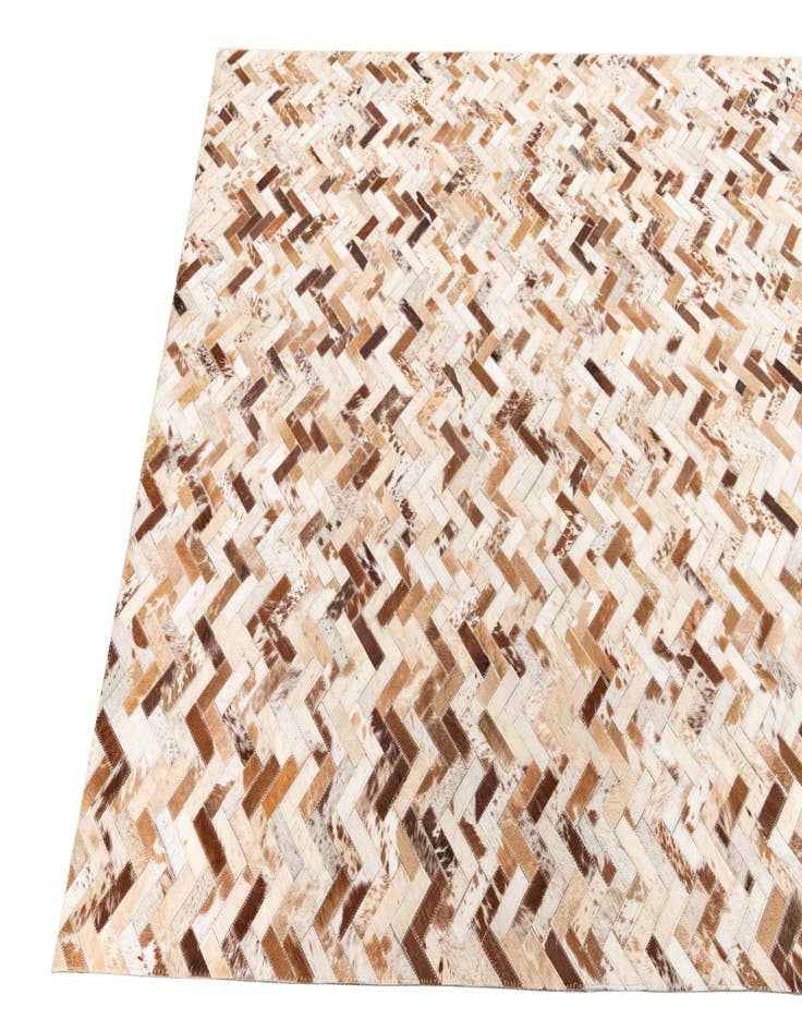 Detail image of  5' x 8' 1 Cowhide Leather Rug