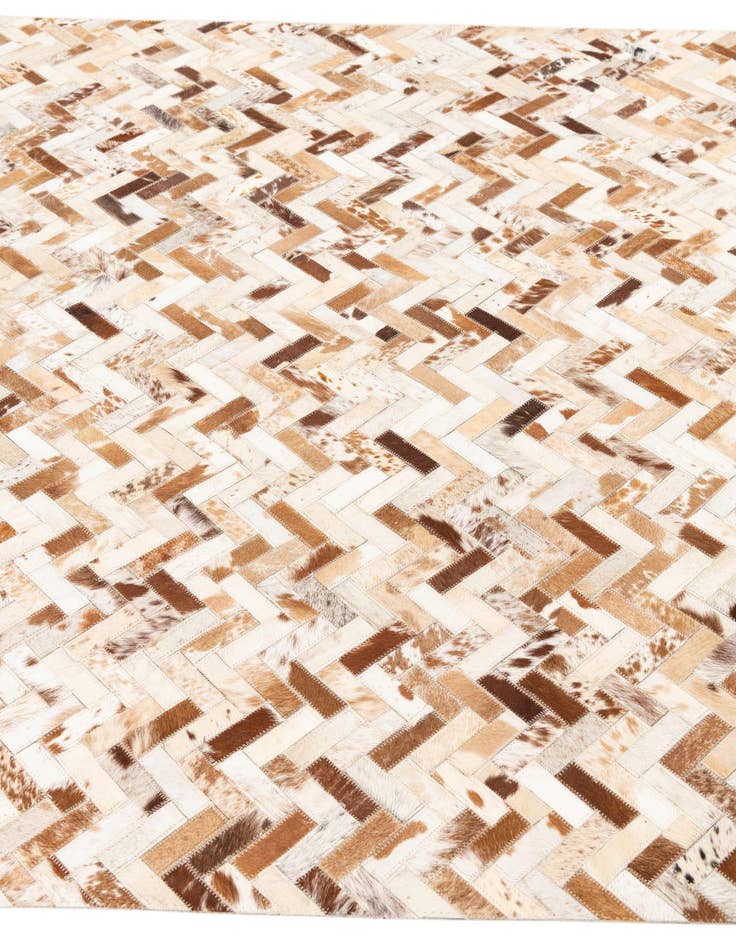 Detail image of  5' x 8' 1 Cowhide Leather Rug