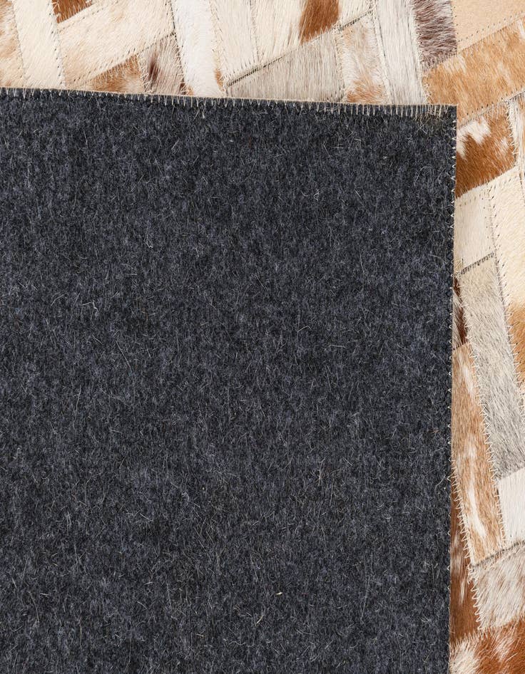 Detail image of  5' x 8' 1 Cowhide Leather Rug