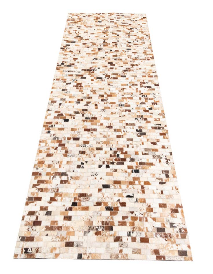 Detail image of  5' x 8' Cowhide Leather Rug