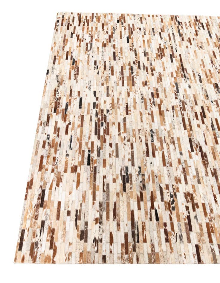 Detail image of  5' x 8' Cowhide Leather Rug