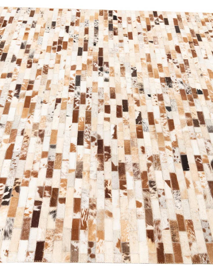 Detail image of  5' x 8' Cowhide Leather Rug