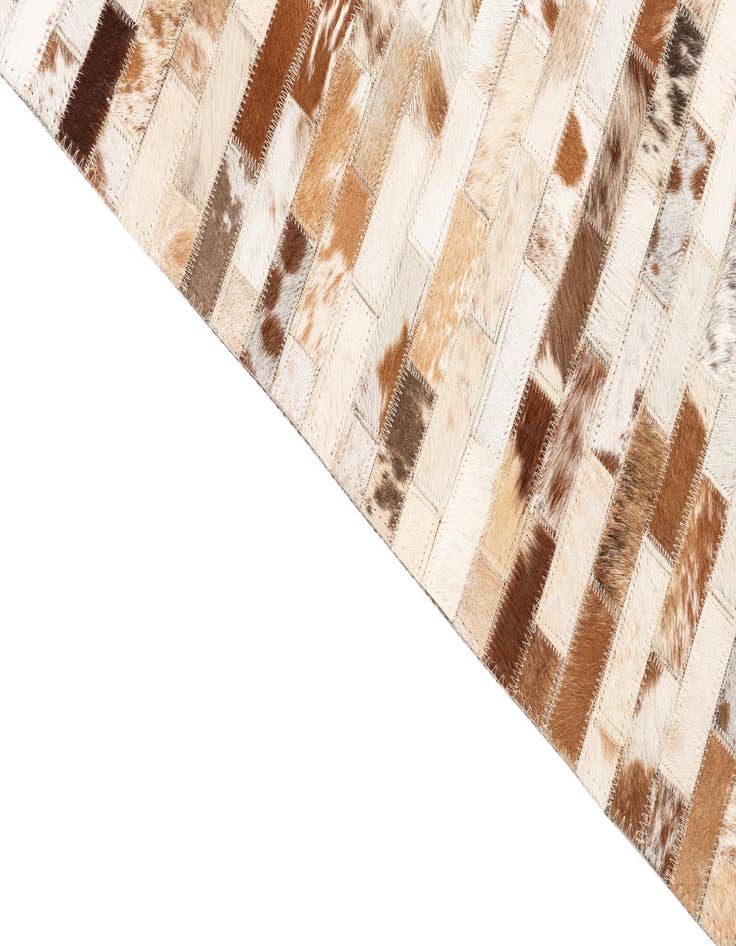 Detail image of  5' x 8' Cowhide Leather Rug