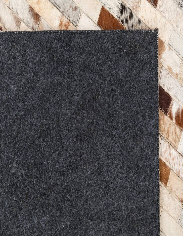 Detail image of  5' x 8' Cowhide Leather Rug