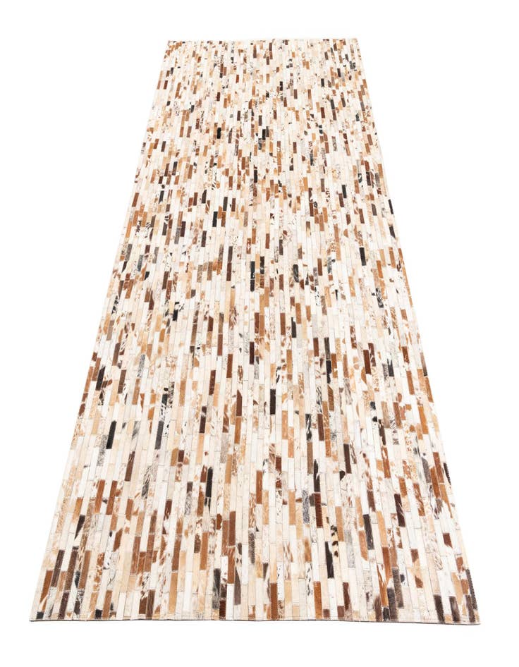 Detail image of  5' 2 x 8' Cowhide Leather Rug
