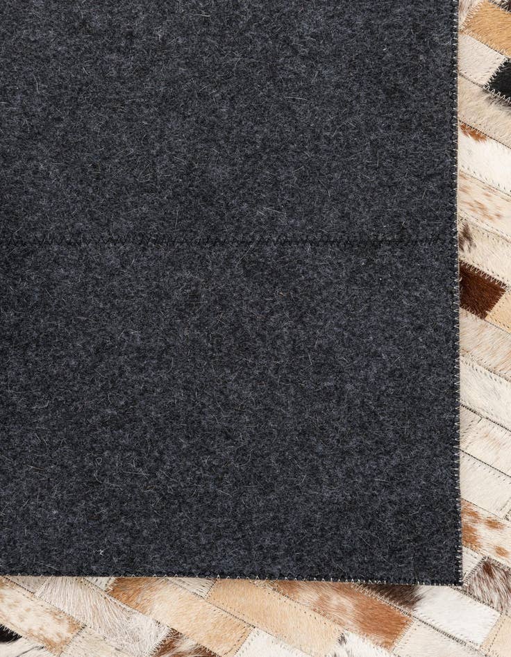 Detail image of  5' 2 x 8' Cowhide Leather Rug