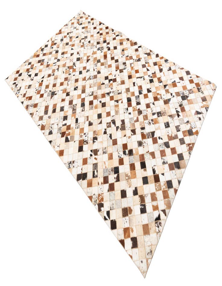 Detail image of  5' x 8' Cowhide Leather Rug