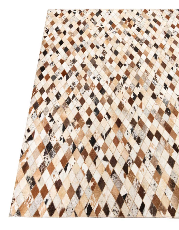 Detail image of  5' x 8' Cowhide Leather Rug