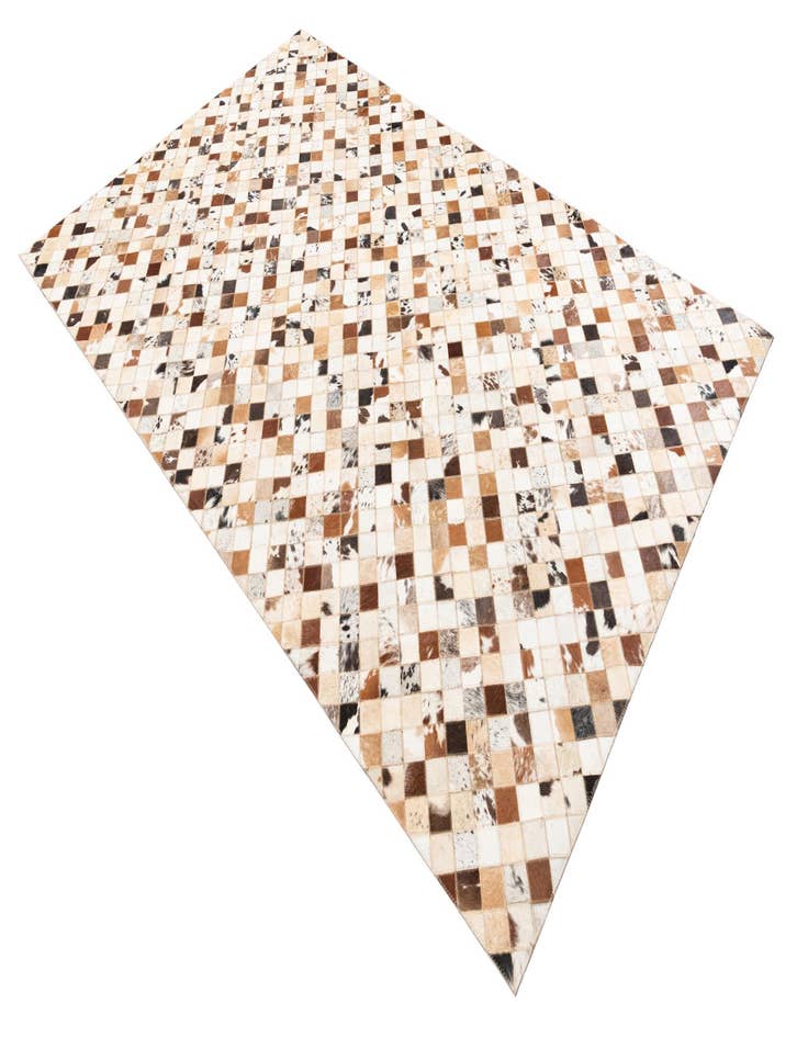 Detail image of  5' x 8' Cowhide Leather Rug