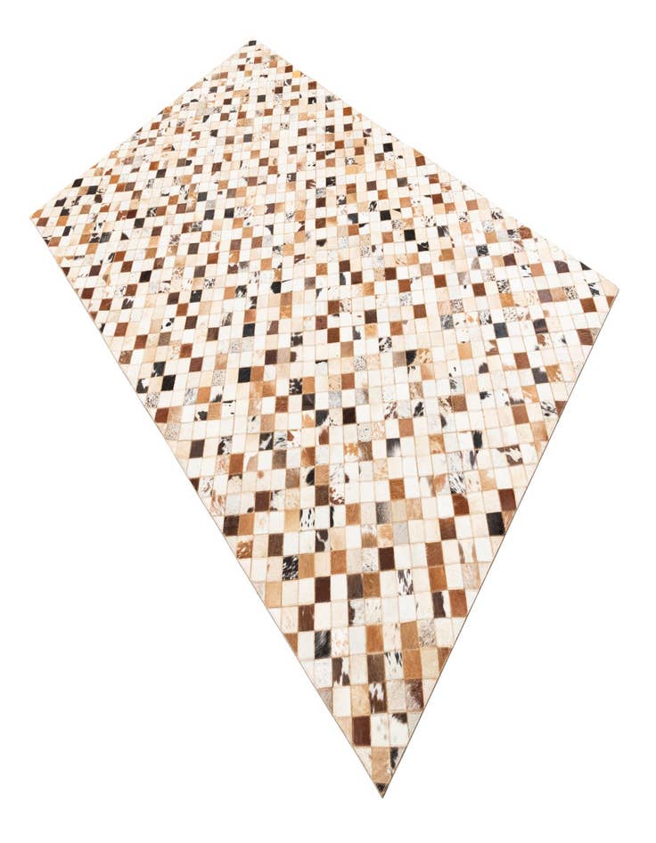 Detail image of  5' x 8' Cowhide Leather Rug
