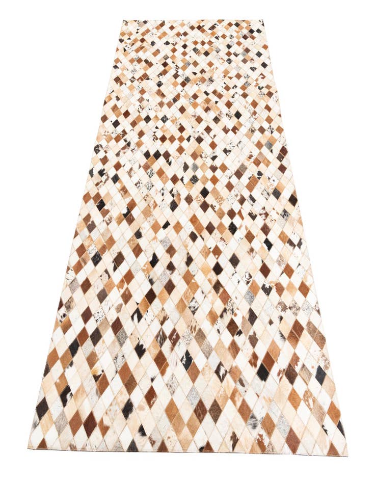 Detail image of  5' x 8' Cowhide Leather Rug