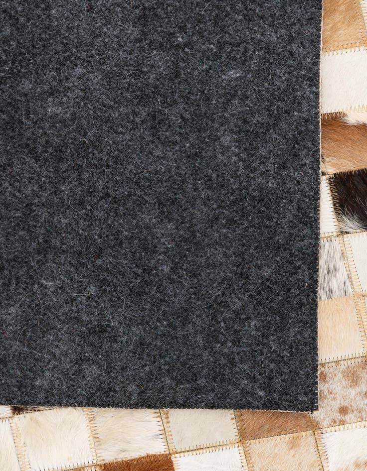 Detail image of  5' x 8' Cowhide Leather Rug