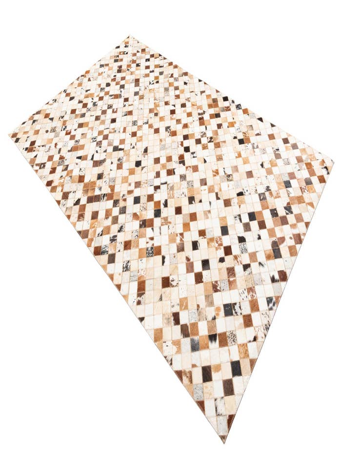 Detail image of  5' x 8' Cowhide Leather Rug