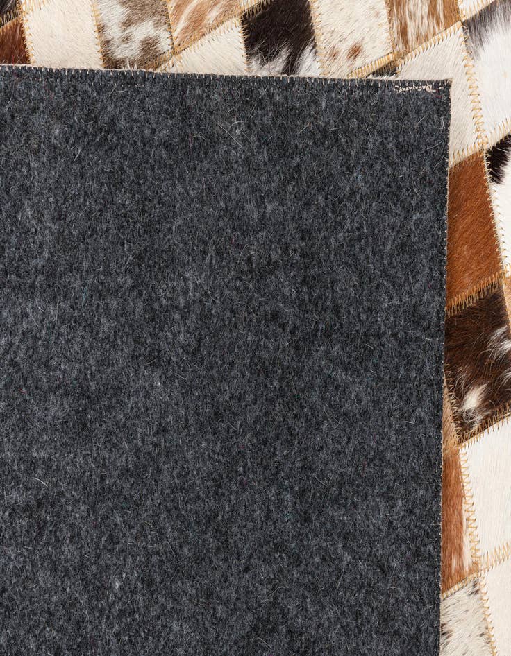 Detail image of  5' x 8' Cowhide Leather Rug