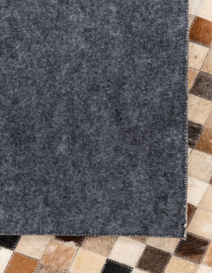 Detail image of  5' x 8' Cowhide Leather Rug