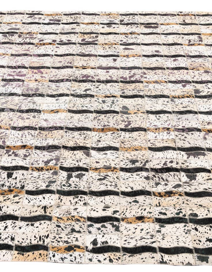 Detail image of  5' x 8' Cowhide Leather Rug