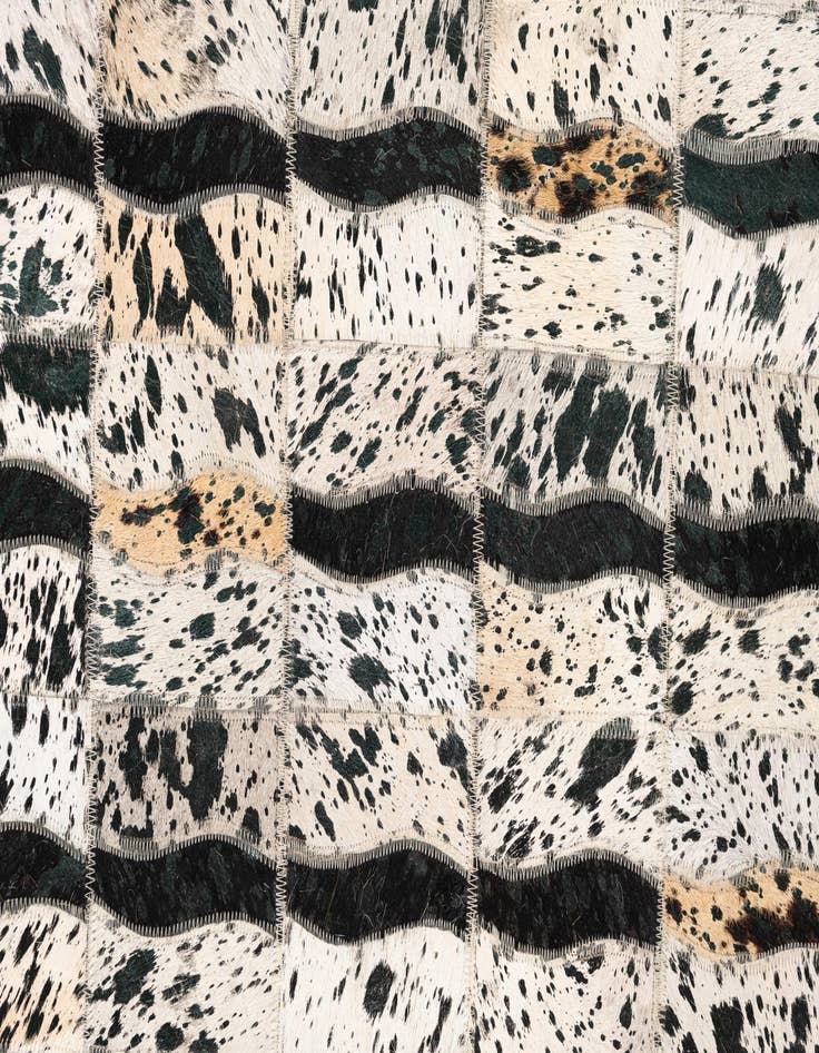 Detail image of  5' x 8' Cowhide Leather Rug