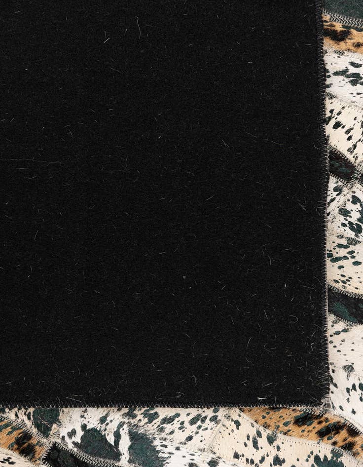 Detail image of  5' x 8' Cowhide Leather Rug