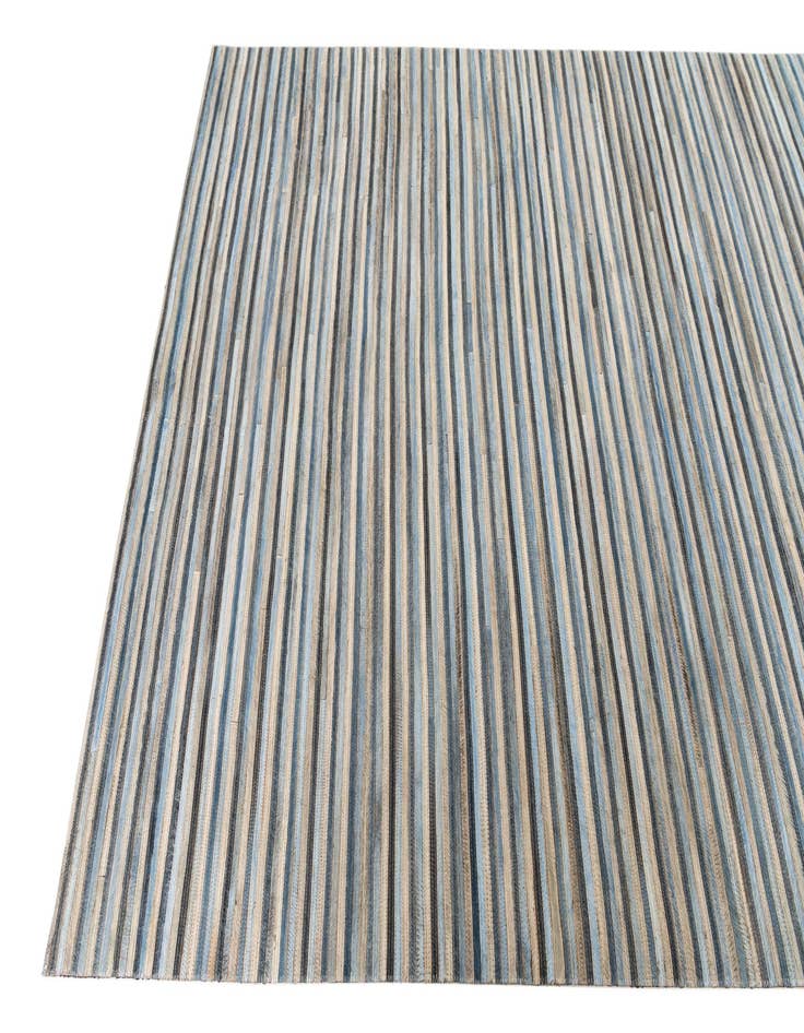 Detail image of  5' 1 x 7' 5 Cowhide Leather Rug