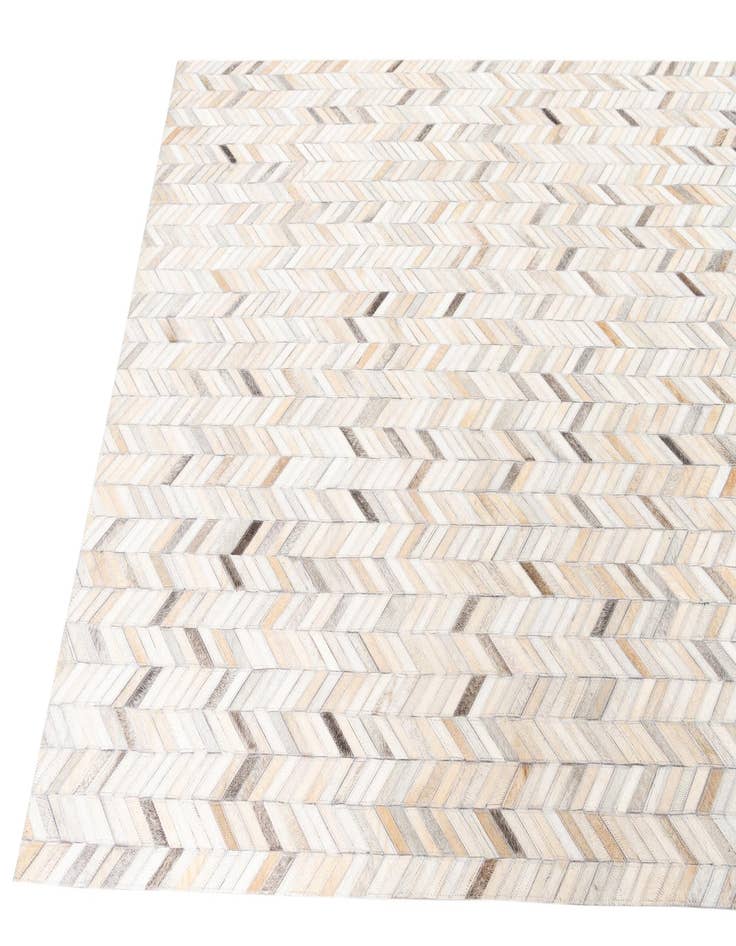 Detail image of  5' x 8' Cowhide Leather Rug