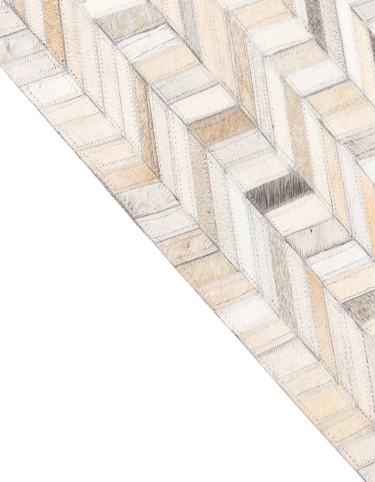 Detail image of  5' x 8' Cowhide Leather Rug