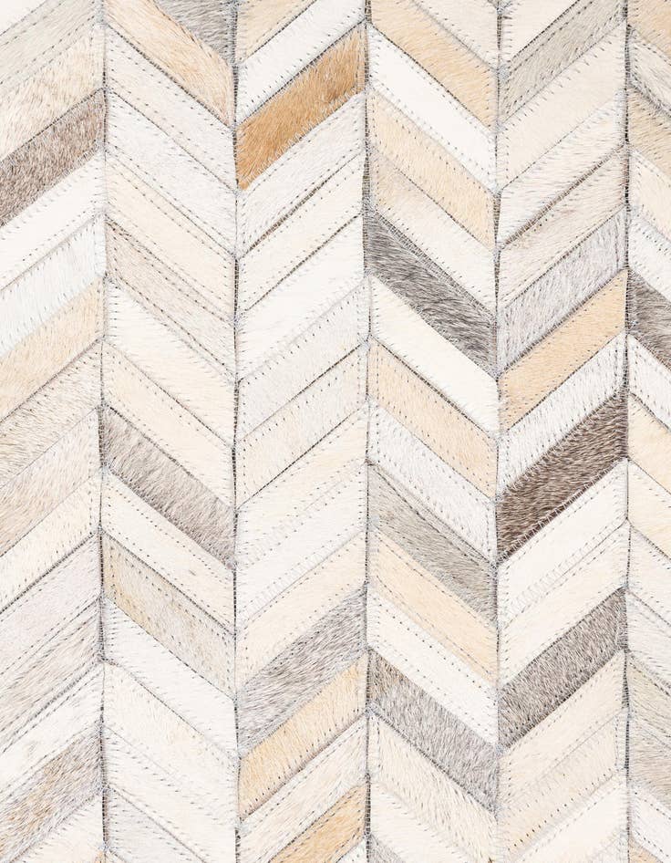 Detail image of  5' x 8' Cowhide Leather Rug